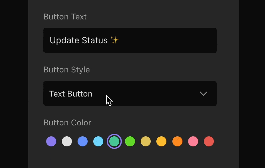 change button text color